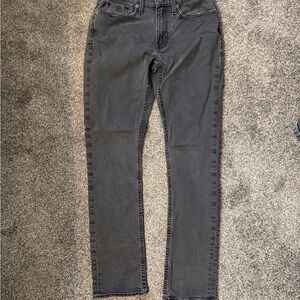 BKE Men's Jake Charcoal Straight Leg Jeans